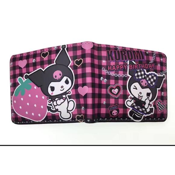 🩷 Cute kuromi wallet Checkerboard NWOT🩷 - Picture 4 of 6